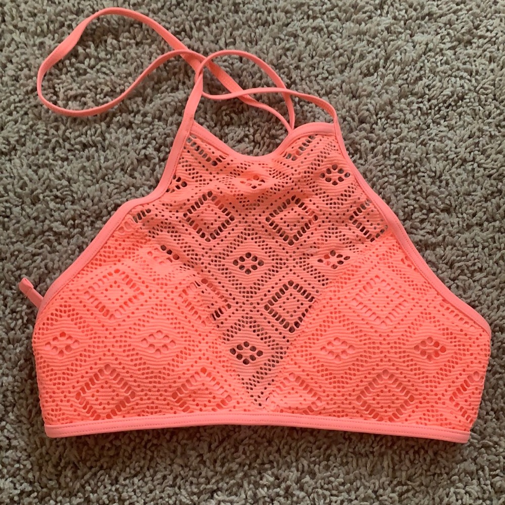 High neck bikini top